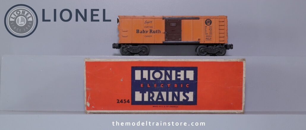 Lionel 2454X Box Car - SKU2404L - themodeltrainstore.com Lionel 2454X Box Car - SKU2404L - themodeltrainstore.com