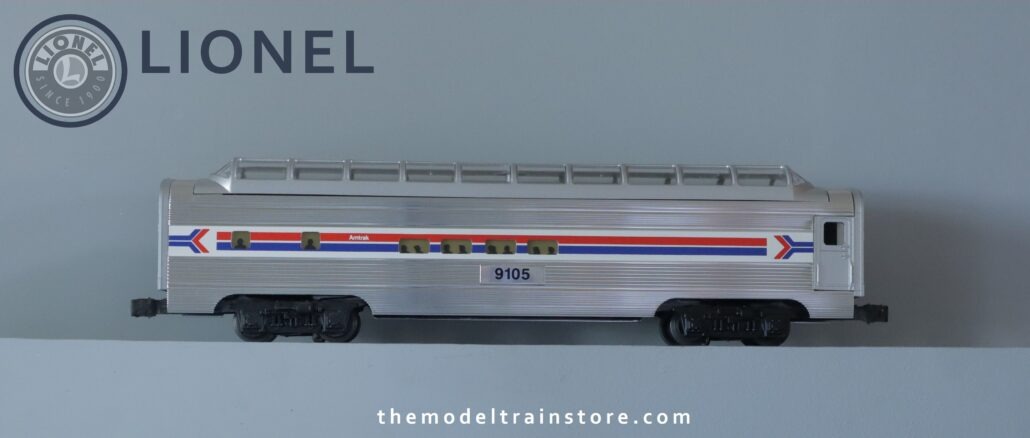 Lionel 6-19105 Amtrak Vista Dome - SKU5915L - themodeltrainstore.com Lionel 6-19105 Amtrak Vista Dome - SKU5915L - themodeltrainstore.com