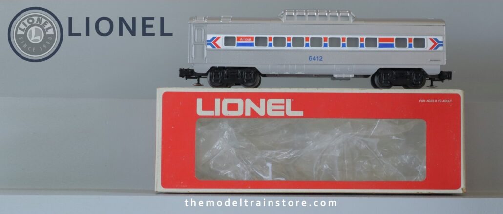 Lionel 6412 Amtrak Vistadome - SKU6003L - themodeltrainstore.com Lionel 6412 Amtrak Vistadome - SKU6003L - themodeltrainstore.com