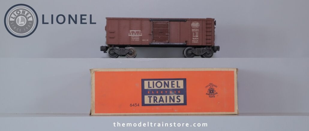 Lionel 6454 Box Car - SKU1509L - themodeltrainstore.com Lionel 6454 Box Car - SKU1509L - themodeltrainstore.com
