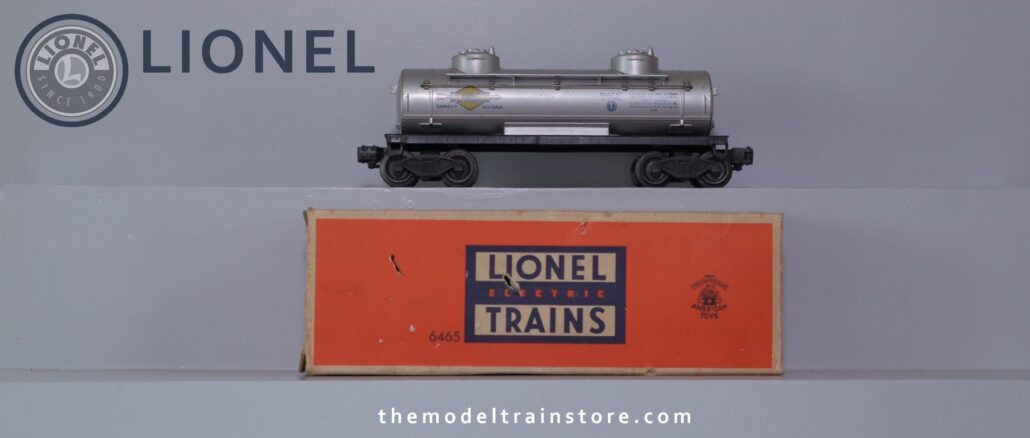 Lionel 6465 Sunoco Tank - SKU2410L - themodeltrainstore.com Lionel 6465 Sunoco Tank - SKU2410L - themodeltrainstore.com