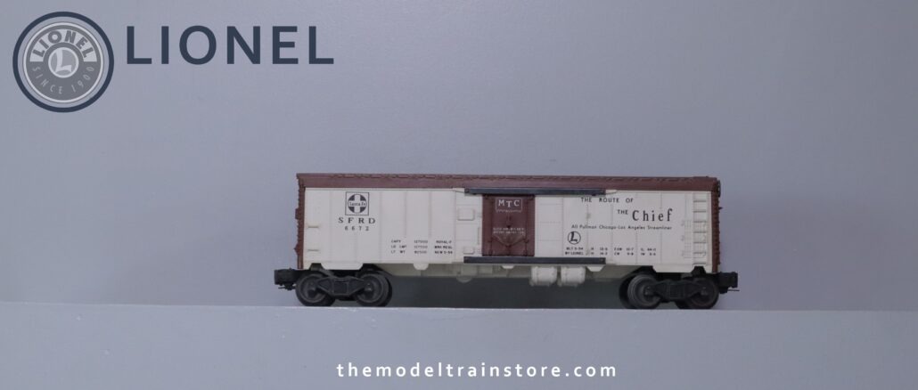 Lionel 6672 Box Car - SKU5314L - themodeltrainstore.com Lionel 6672 Box Car - SKU5314L - themodeltrainstore.com