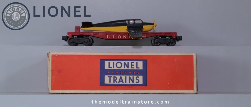 Lionel 6800 Plane Car - SKU1502L - themodeltrainstore.com Lionel 6800 Plane Car - SKU1502L - themodeltrainstore.com