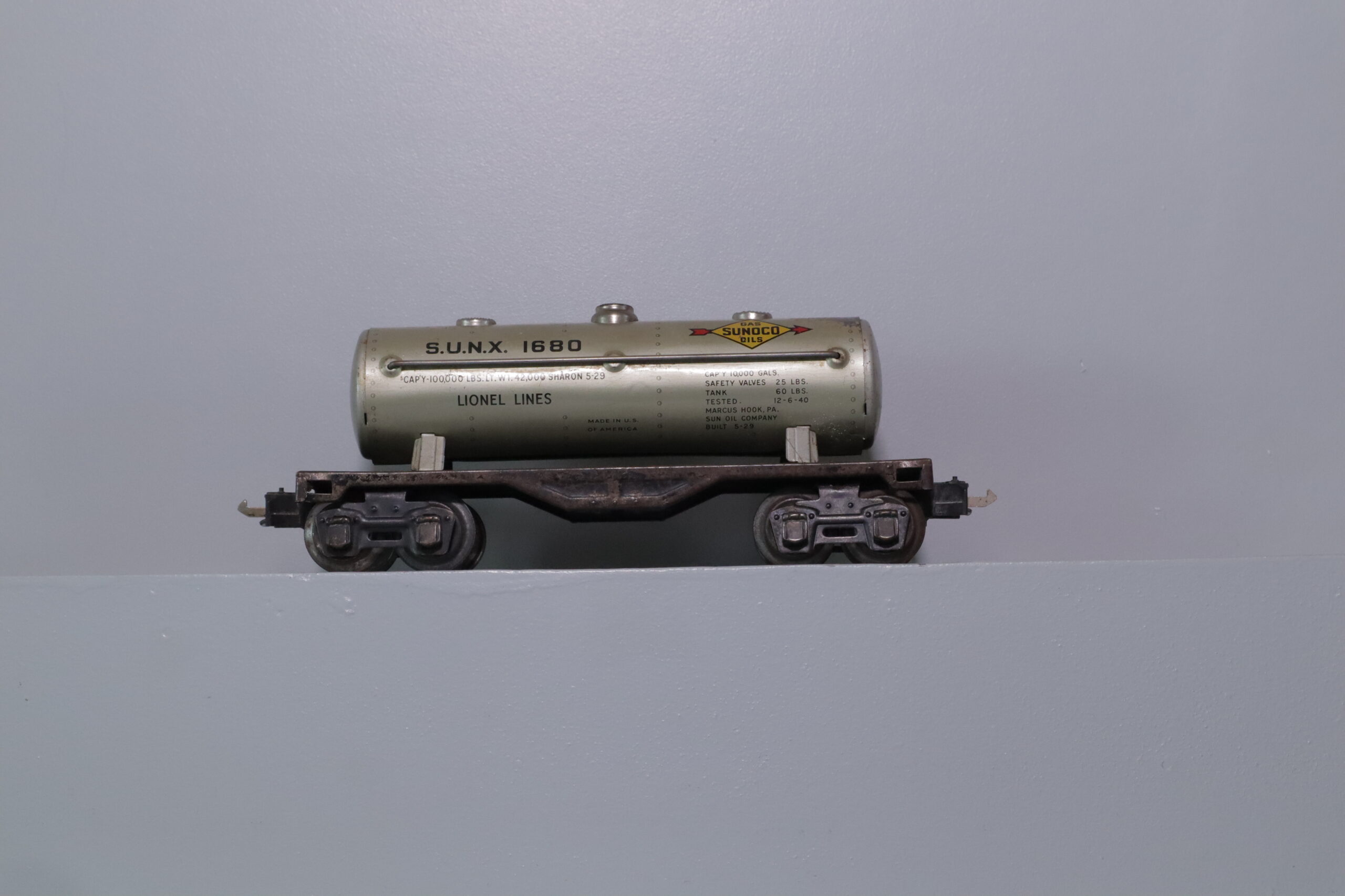 Lionel 1680 Sunoko Tank - SKU0507L - themodeltrainstore.com