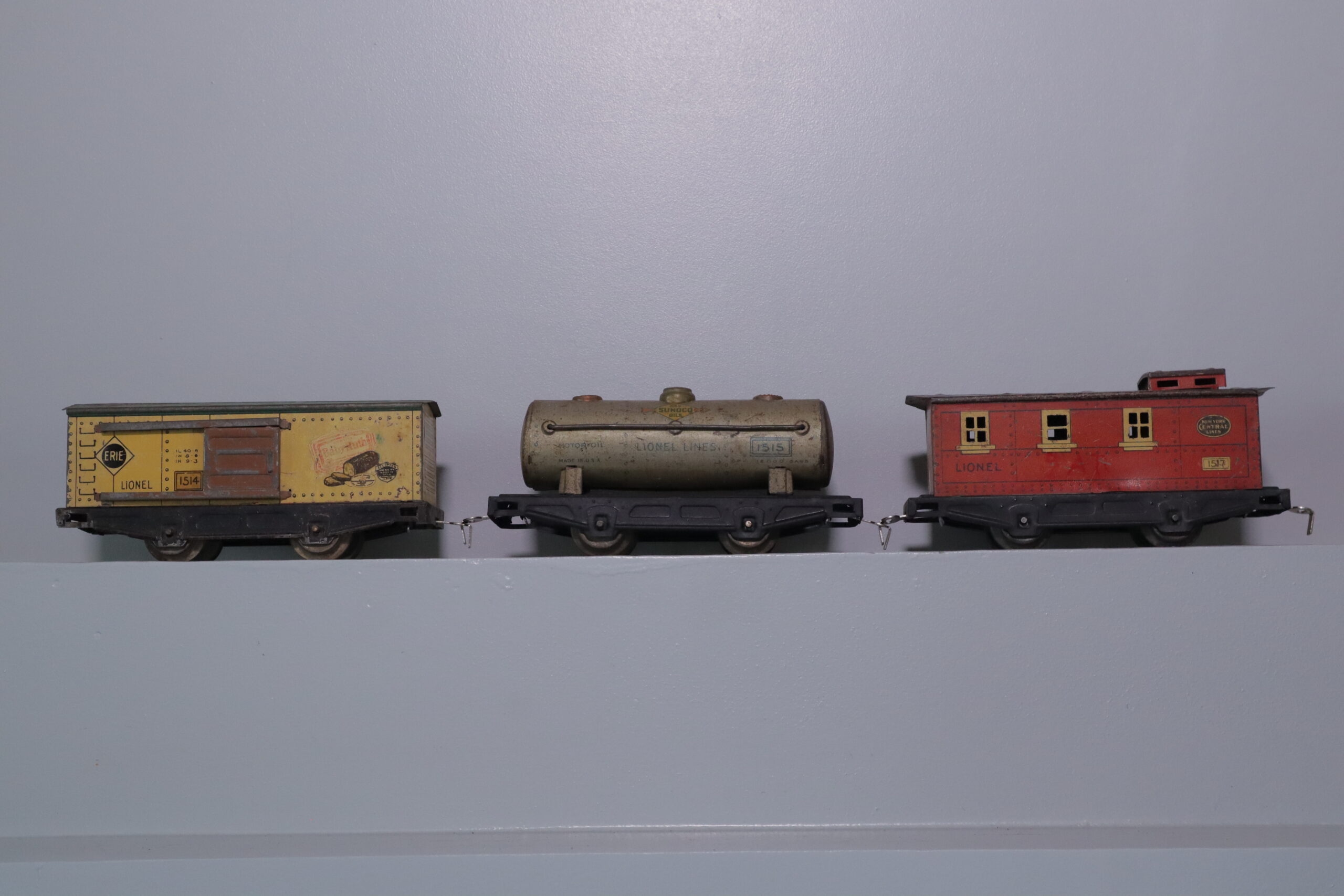 Lionel 1514, 1515, 1517 Freight SET - SKU0508L - themodeltrainstore.com