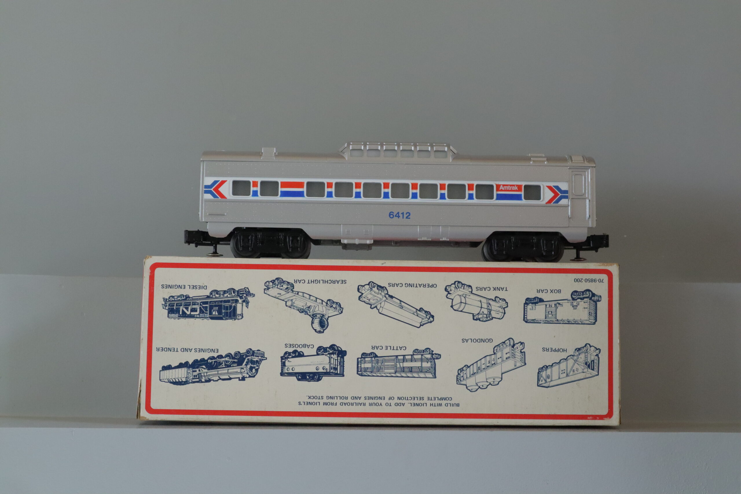 Lionel 6412 Amtrak Vistadome - SKU6003L - themodeltrainstore.com