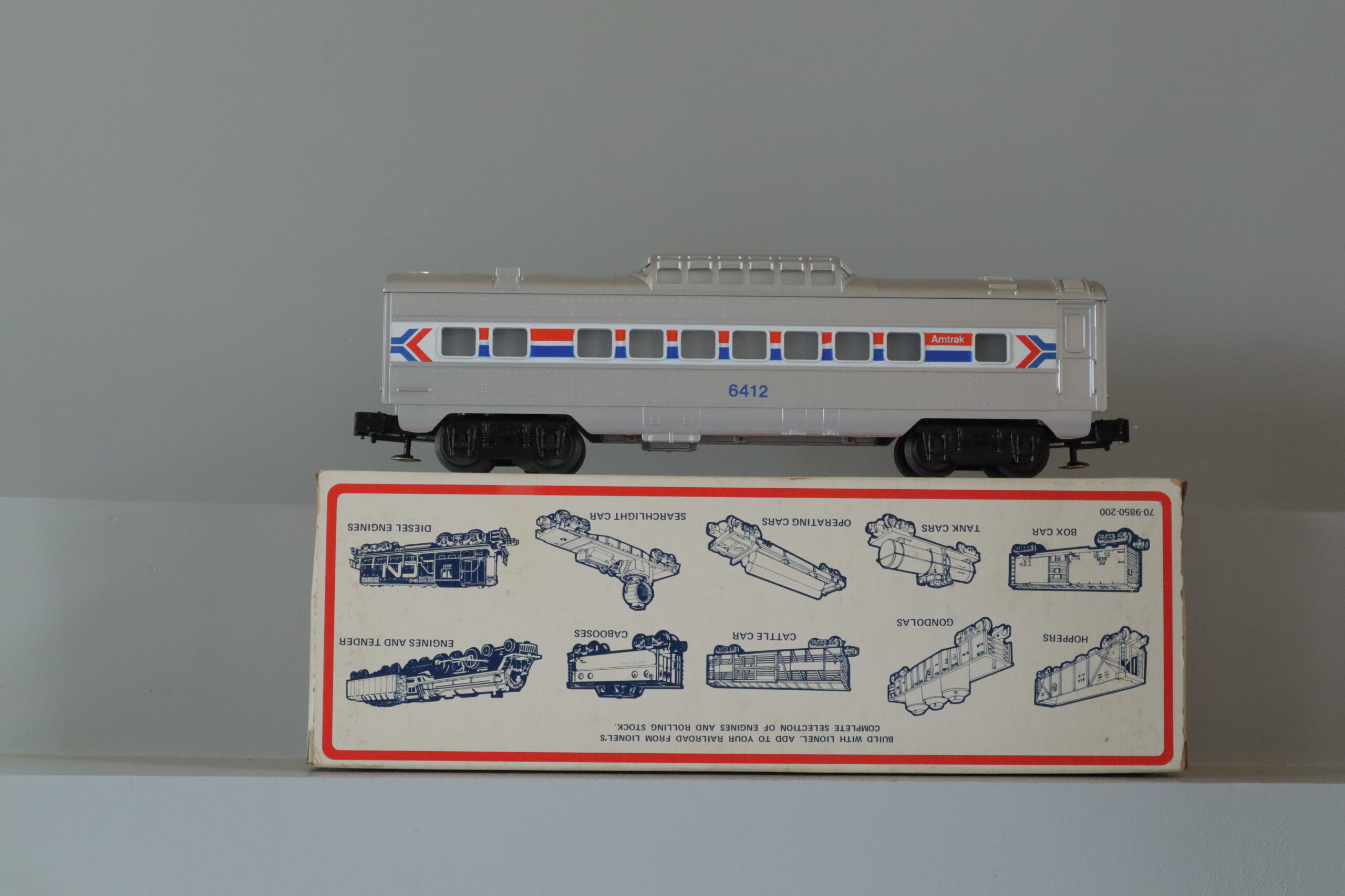 Lionel 6412 Amtrak Vistadome - SKU6004L - themodeltrainstore.com
