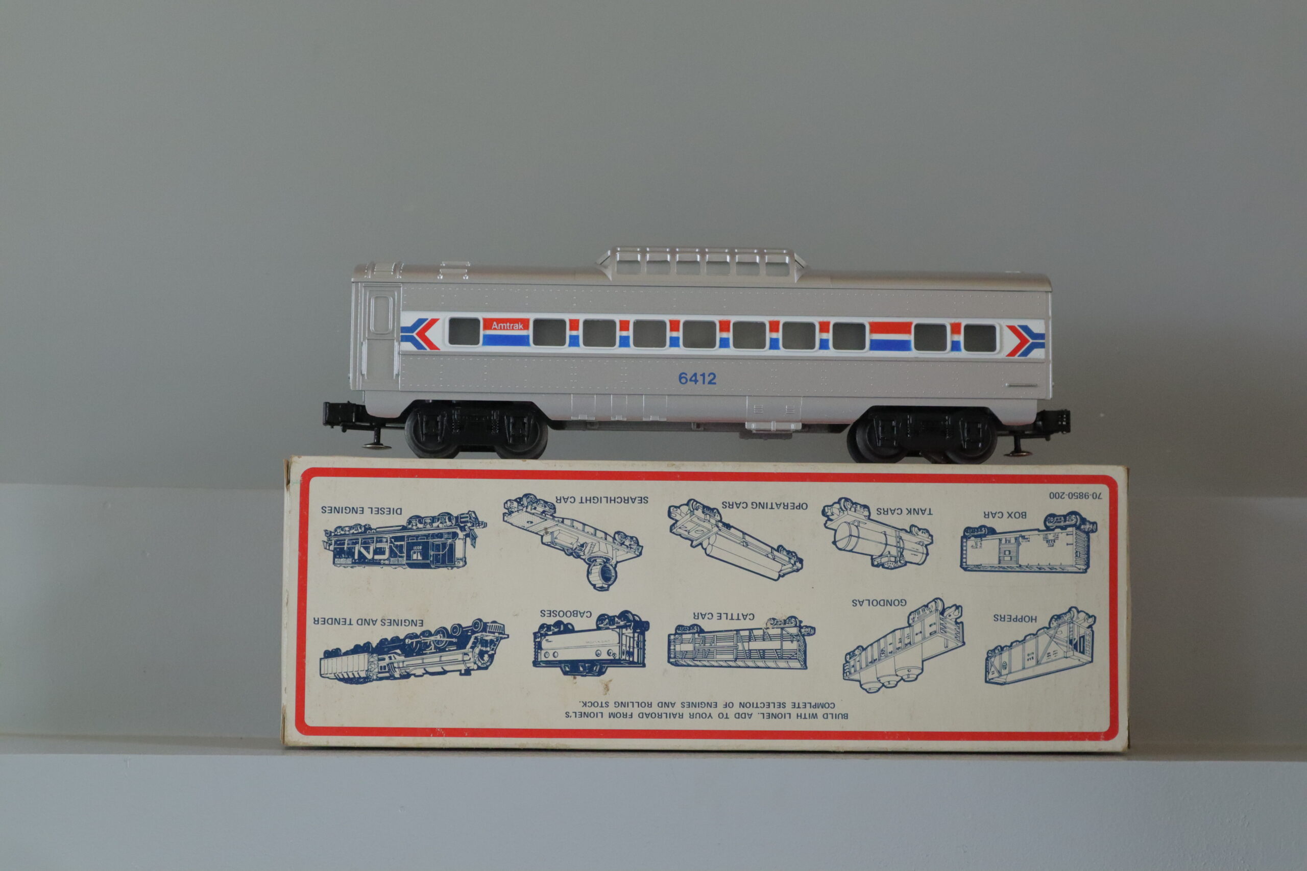 Lionel 6412 Amtrak Vistadome - SKU6005L - themodeltrainstore.com
