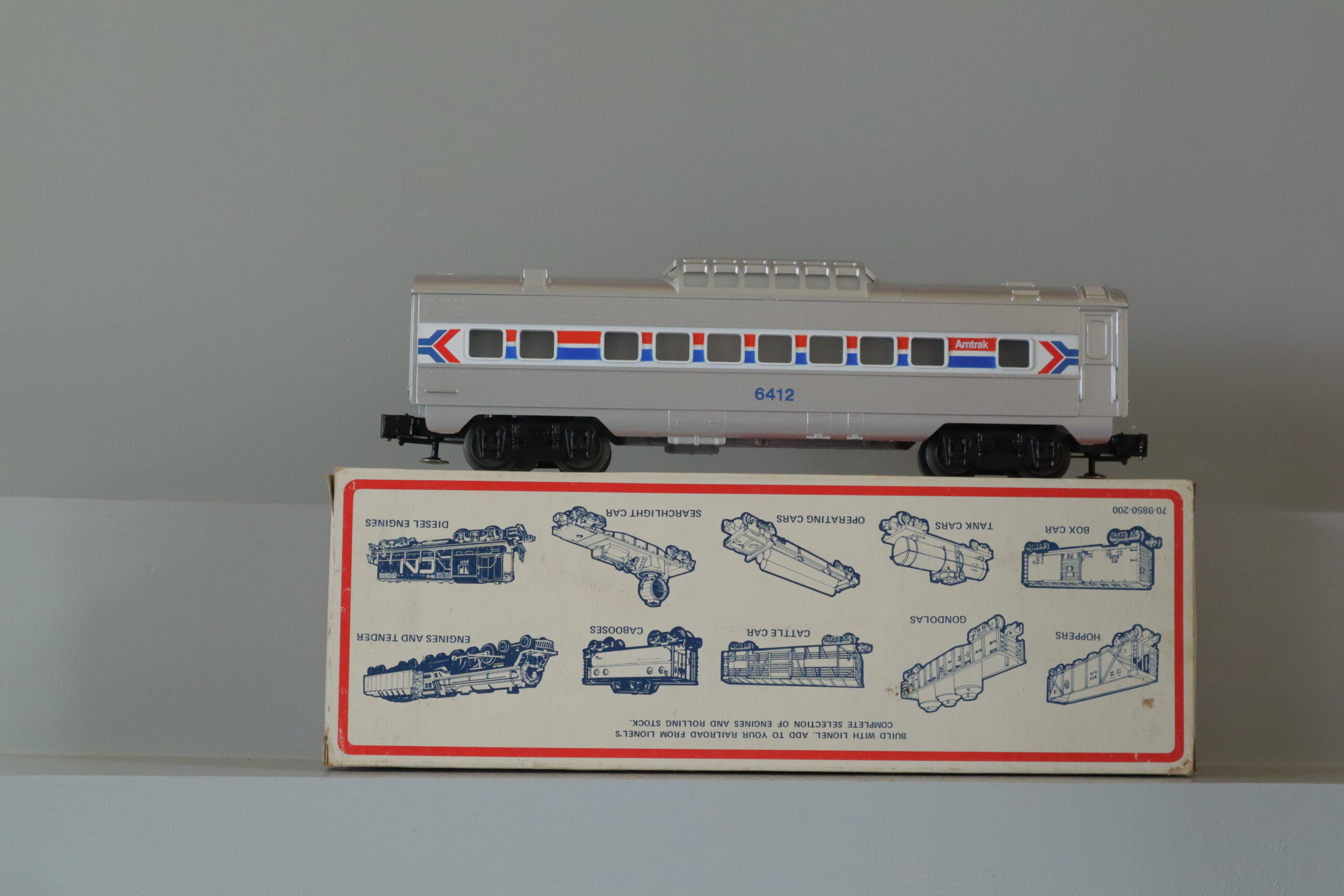 Lionel 6412 Amtrak Vistadome - SKU6006L - themodeltrainstore.com
