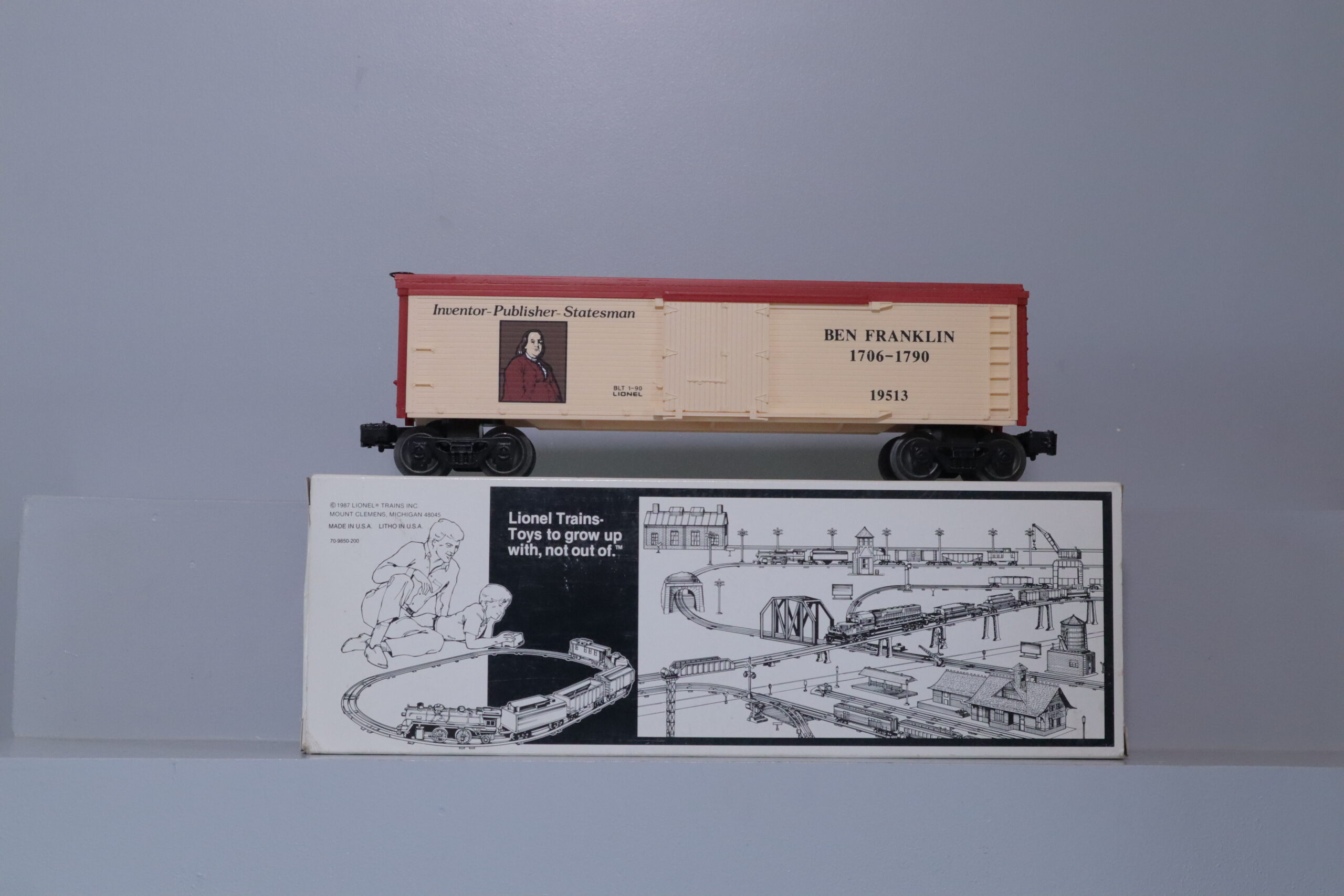 Lionel 19513 Ben Franklin Reefer - SKU6304L - themodeltraintore.com