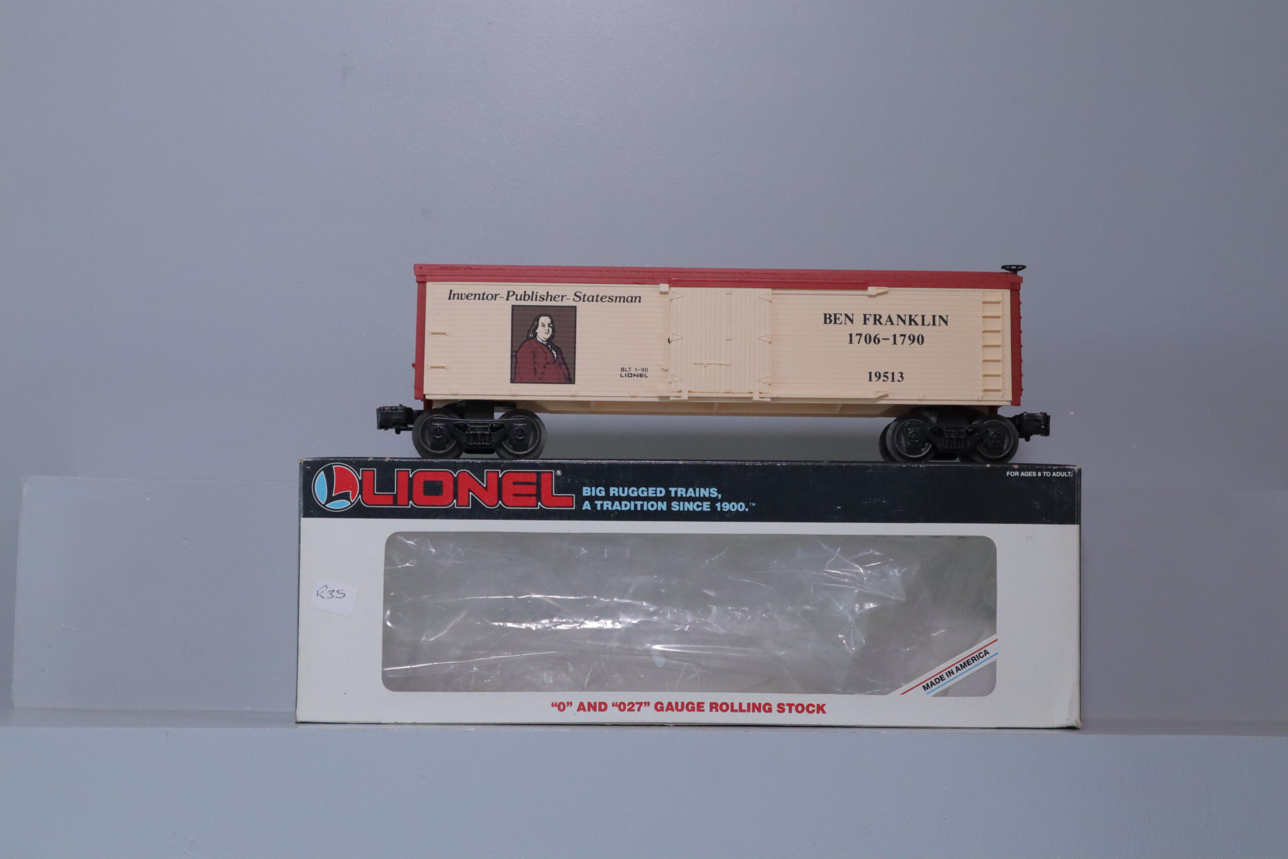 Lionel 19513 Ben Franklin Reefer - SKU6304L - themodeltraintore.com