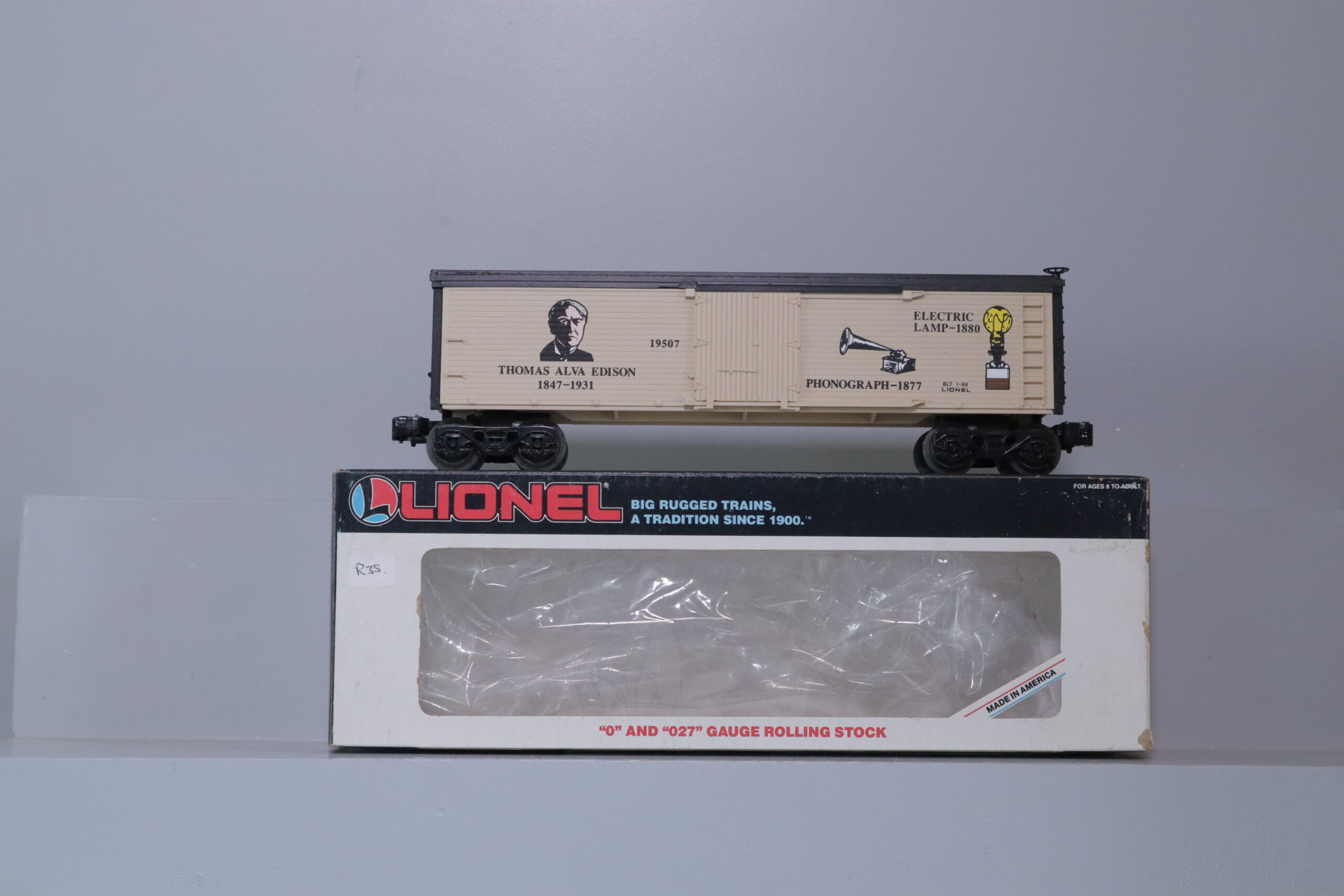 Lionel 19507 Thomas Edison Reefer - SKU6309L - themodeltrainstore.com