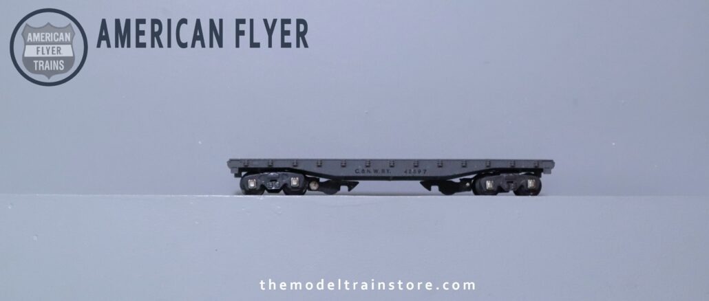 American Flyer 42597 C&N Flat Car - SKU1809AF - themodeltrainstore.com American Flyer 42597 C&N Flat Car - SKU1809AF - themodeltrainstore.com