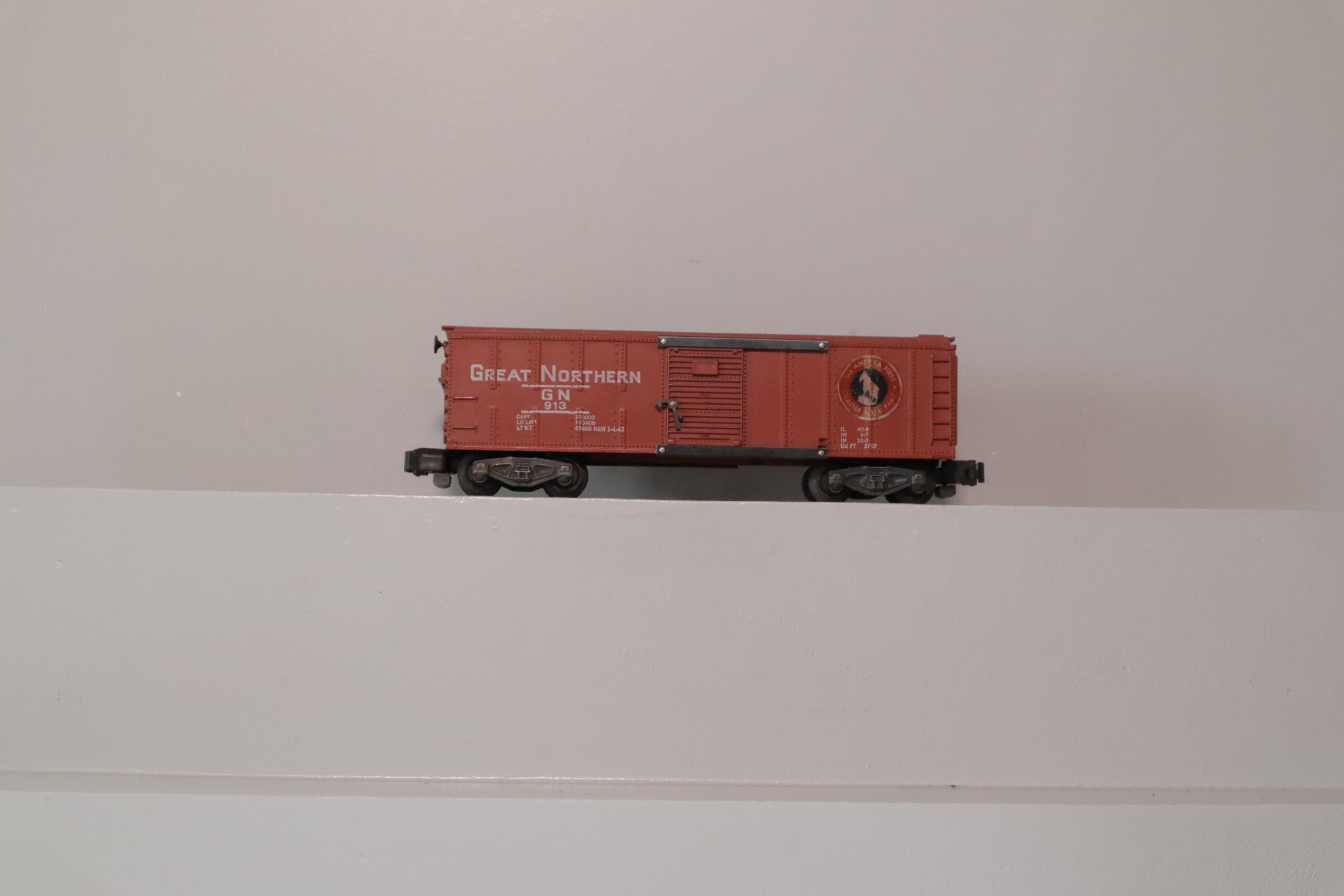 American Flyer 913 GN Box Car - SKU0905AF - themodeltrainstore.com