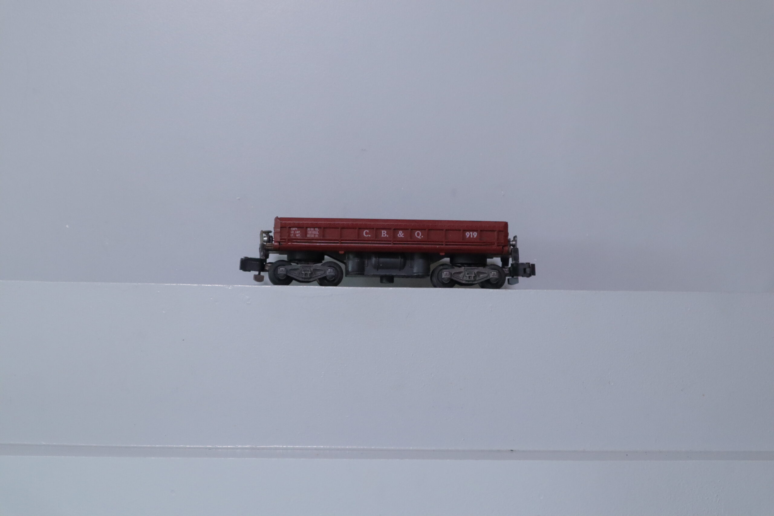 American Flyer 919 CB&O Operating Dump Car - SKU0918AF - themodeltrainstore.com