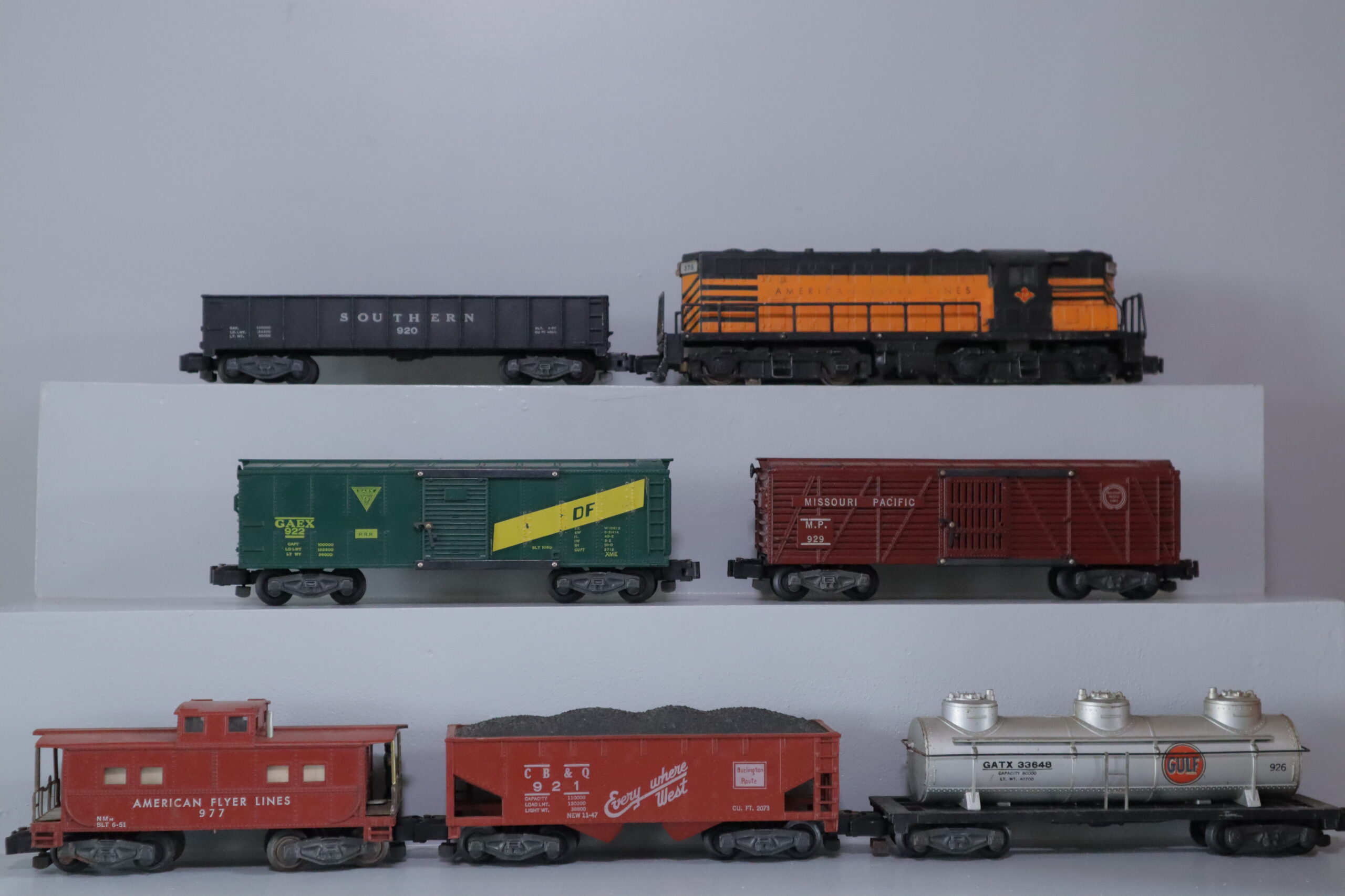American Flyer 375 Diesel & Freight Set - SKU1002AF - themodeltrainstore.com